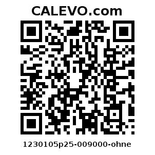 Calevo.com Preisschild 1230105p25-009000-ohne