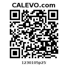 Calevo.com pricetag 1230105p25