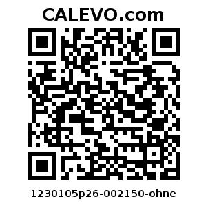 Calevo.com Preisschild 1230105p26-002150-ohne
