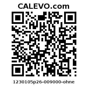 Calevo.com Preisschild 1230105p26-009000-ohne