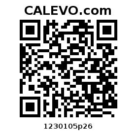 Calevo.com Preisschild 1230105p26