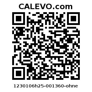 Calevo.com Preisschild 1230106h25-001360-ohne