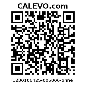 Calevo.com Preisschild 1230106h25-005006-ohne