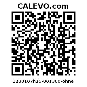 Calevo.com Preisschild 1230107h25-001360-ohne