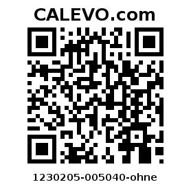Calevo.com Preisschild 1230205-005040-ohne