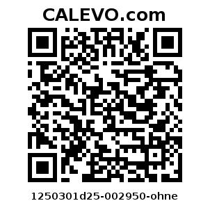 Calevo.com Preisschild 1250301d25-002950-ohne