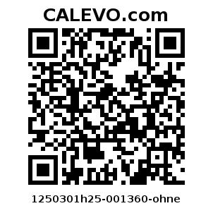 Calevo.com pricetag 1250301h25-001360-ohne