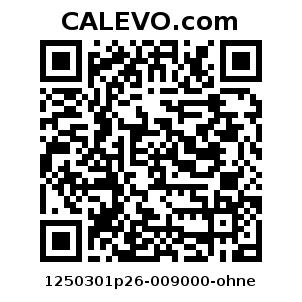 Calevo.com Preisschild 1250301p26-009000-ohne