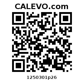 Calevo.com Preisschild 1250301p26