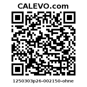Calevo.com Preisschild 1250303p26-002150-ohne