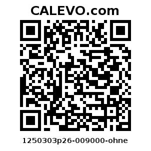 Calevo.com Preisschild 1250303p26-009000-ohne