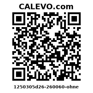 Calevo.com Preisschild 1250305d26-260060-ohne