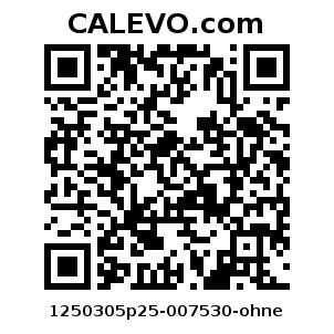 Calevo.com Preisschild 1250305p25-007530-ohne