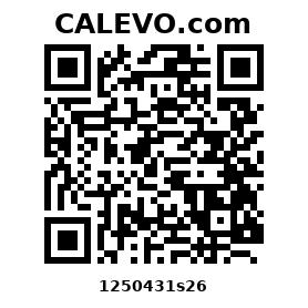 Calevo.com Preisschild 1250431s26