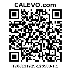 Calevo.com Preisschild 1260131s25-120583-1.1