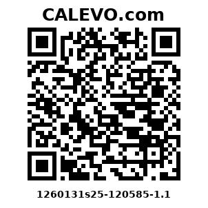 Calevo.com Preisschild 1260131s25-120585-1.1