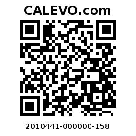 Calevo.com Preisschild 2010441-000000-158