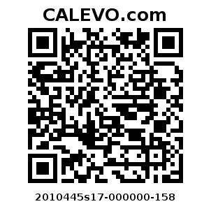Calevo.com Preisschild 2010445s17-000000-158