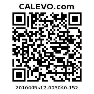 Calevo.com pricetag 2010445s17-005040-152