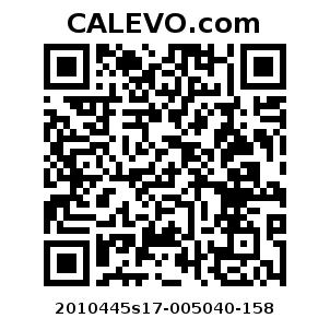 Calevo.com pricetag 2010445s17-005040-158