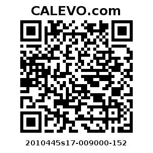 Calevo.com pricetag 2010445s17-009000-152