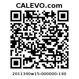 Calevo.com pricetag 2011340w15-000000-140