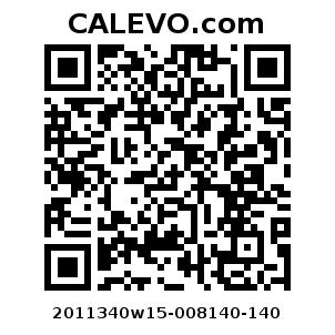 Calevo.com pricetag 2011340w15-008140-140