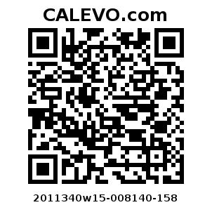 Calevo.com Preisschild 2011340w15-008140-158
