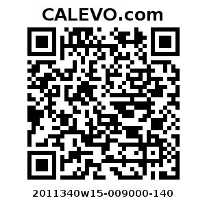 Calevo.com pricetag 2011340w15-009000-140