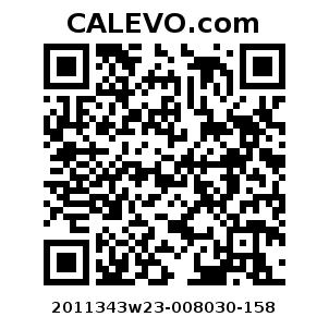 Calevo.com Preisschild 2011343w23-008030-158