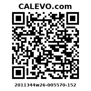 Calevo.com Preisschild 2011344w26-005570-152