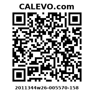 Calevo.com Preisschild 2011344w26-005570-158