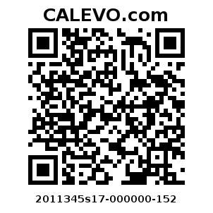Calevo.com Preisschild 2011345s17-000000-152