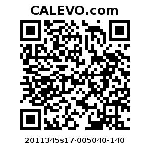 Calevo.com Preisschild 2011345s17-005040-140