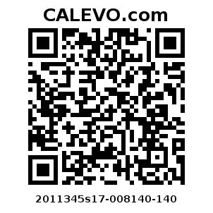 Calevo.com pricetag 2011345s17-008140-140