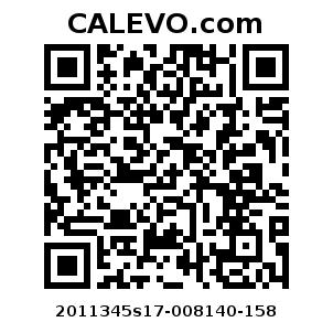 Calevo.com pricetag 2011345s17-008140-158