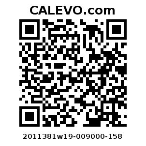 Calevo.com Preisschild 2011381w19-009000-158
