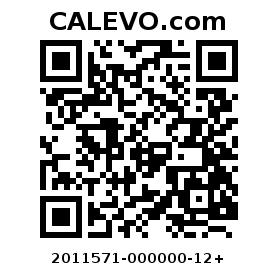 Calevo.com pricetag 2011571-000000-12+