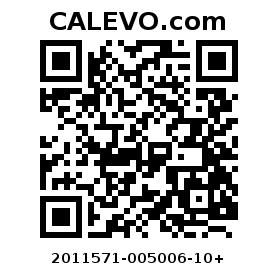 Calevo.com pricetag 2011571-005006-10+