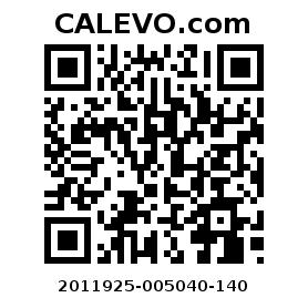 Calevo.com Preisschild 2011925-005040-140