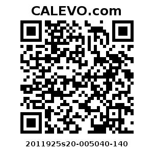Calevo.com Preisschild 2011925s20-005040-140