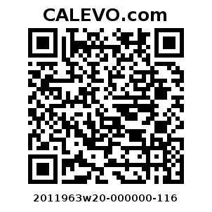 Calevo.com pricetag 2011963w20-000000-116