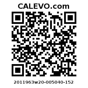 Calevo.com Preisschild 2011963w20-005040-152