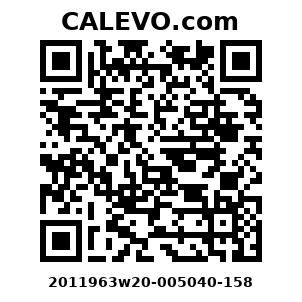 Calevo.com Preisschild 2011963w20-005040-158