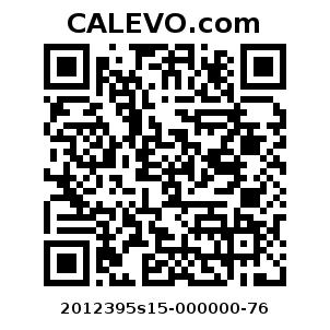 Calevo.com pricetag 2012395s15-000000-76