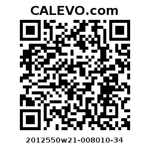 Calevo.com Preisschild 2012550w21-008010-34
