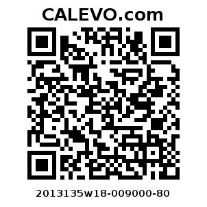 Calevo.com Preisschild 2013135w18-009000-80