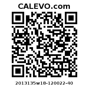Calevo.com Preisschild 2013135w18-120022-40