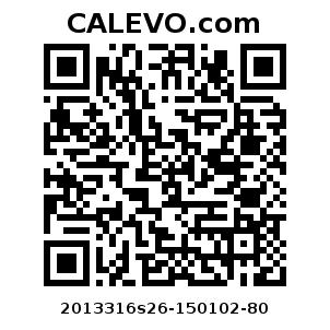 Calevo.com Preisschild 2013316s26-150102-80