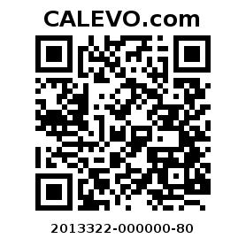 Calevo.com pricetag 2013322-000000-80